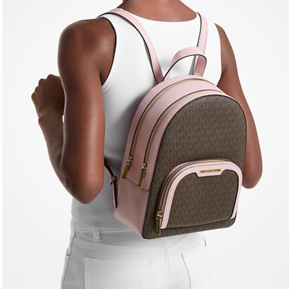 Jaycee Medium Logo Backpack in Powder Blush NWT - Picture 11 of 11